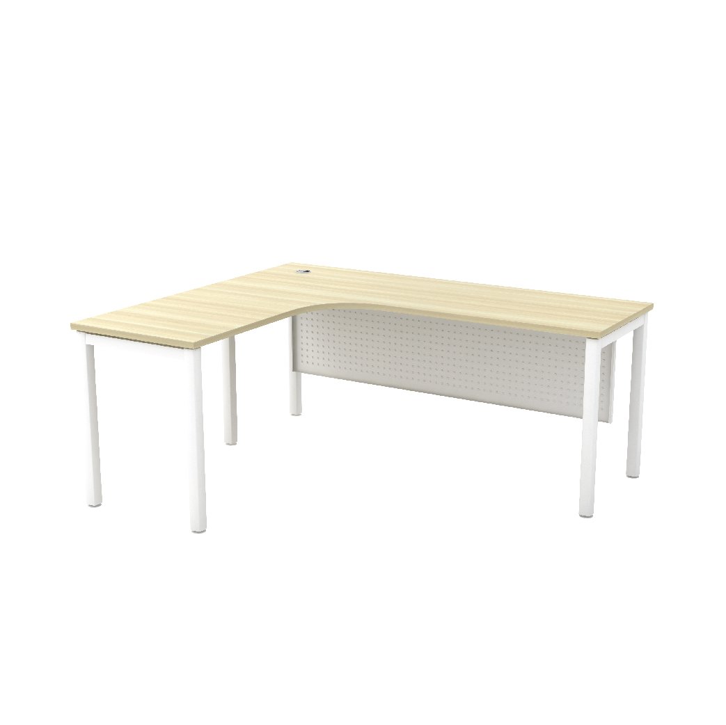 SL55 SERIES L SHAPE SUPERIOR COMPACT TABLE WITH METAL PANEL (N LEG ...