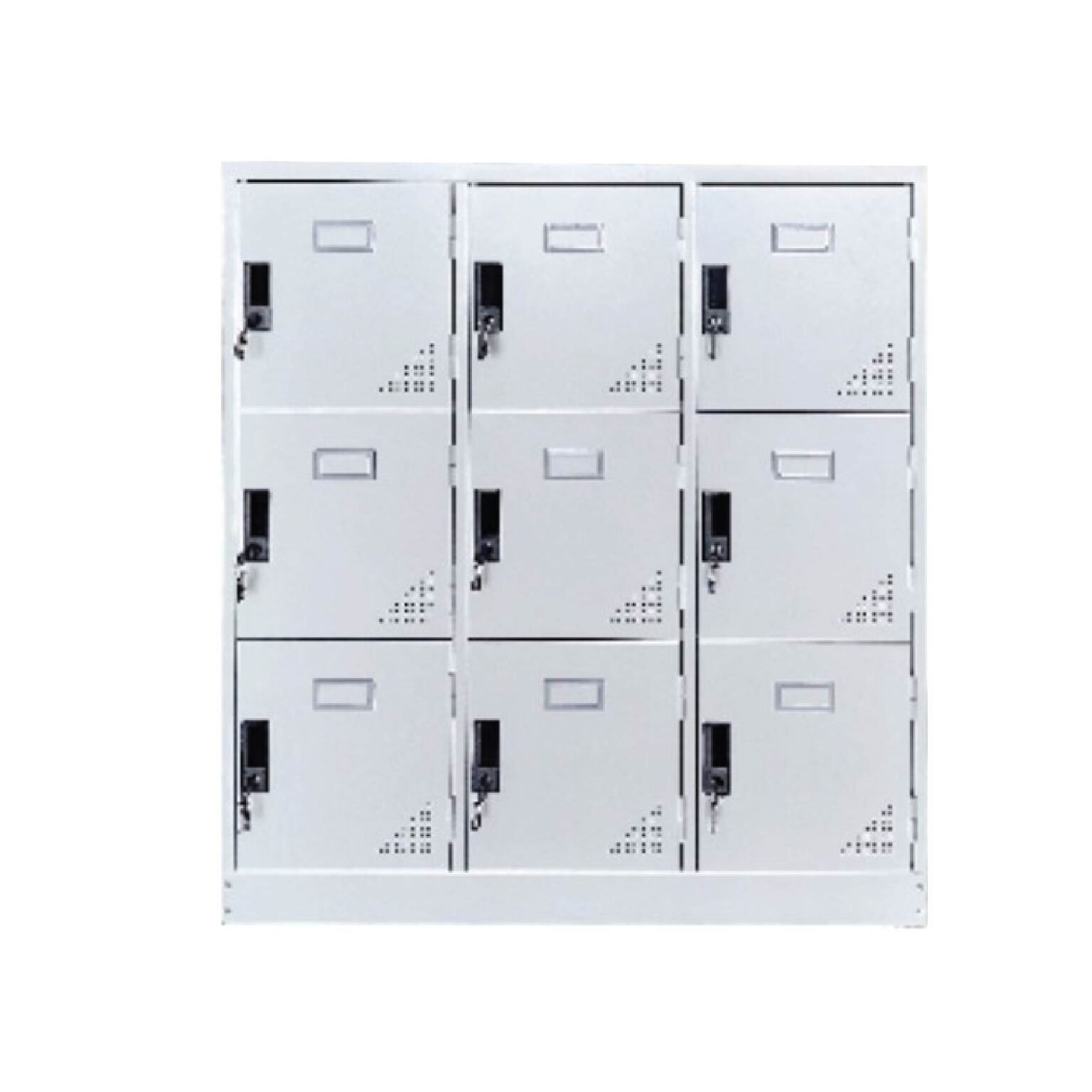 HALF HEIGHT 9 COMPARTMENT STEEL LOCKER