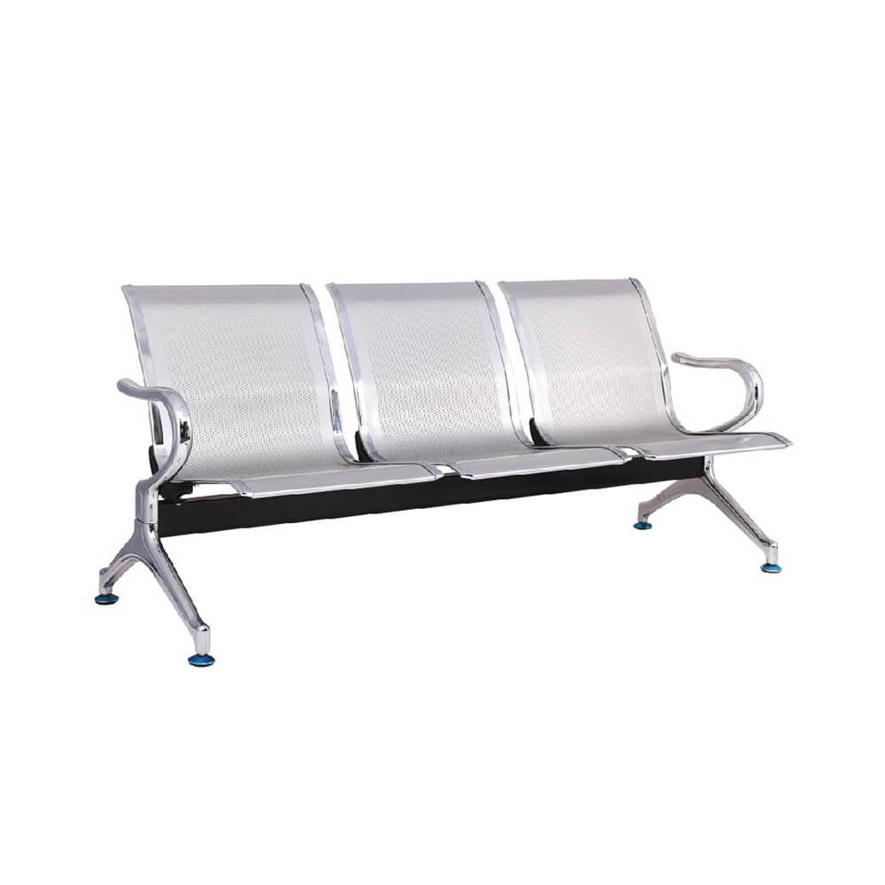 3 seater steel discount chair