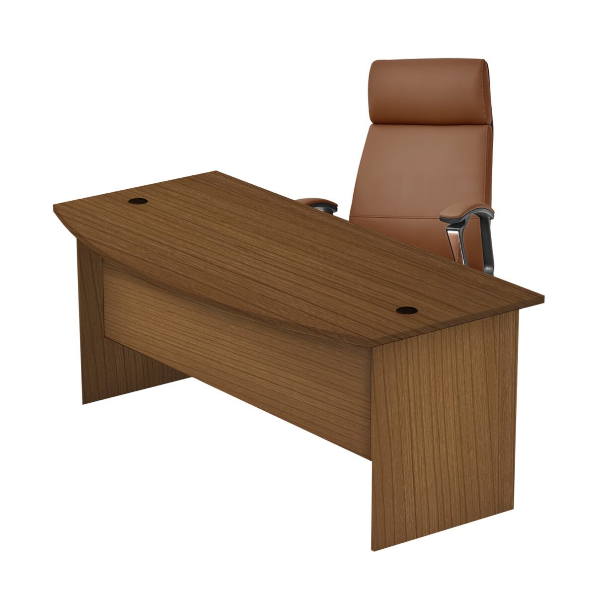 KN SERIES EXECUTIVE D-SHAPE TABLE WITH CHAIR SET